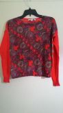 Blusa em linha estampada, tam. PP - Loft