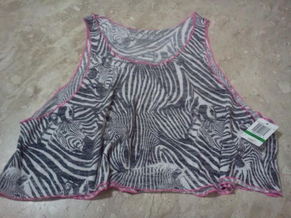 Top estampa zebra, tam. G - Bethany Mota