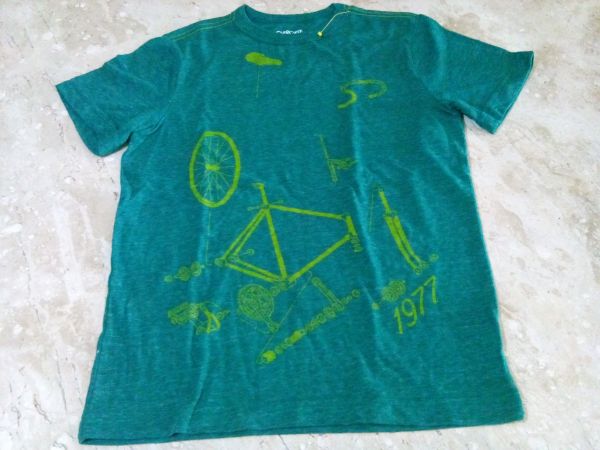 Camiseta verde, tam. 8-10 - Cherokee