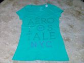 Baby Look verde, tam. M -  Aéropostale