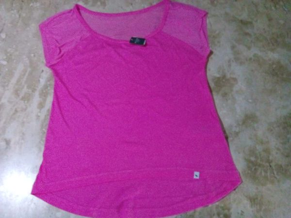 baby Look pink, tam. PP- Abercrombie & Fitch