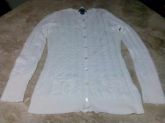 Blusa de lã branca, tam. M - Eddie Bawer
