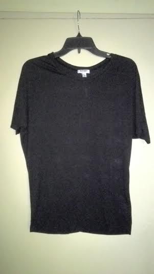 Blusa preta malha fria, tam. P - Old Navy