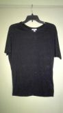 Blusa preta malha fria, tam. P - Old Navy